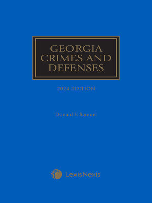 cover image of Georgia Crimes and Defenses